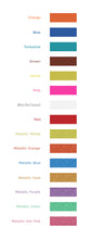 2" x 3.5" 32PT Uncoated Painted Edge Business Cards