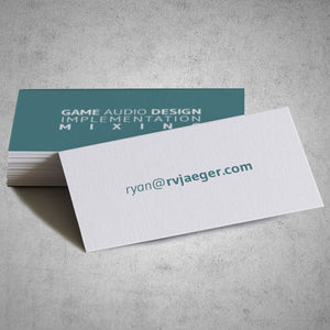 2" X 3.5" 14PT Uncoated Business Cards Full Color